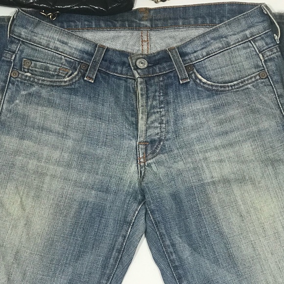 7 for all Mankind Boy Cut button fly jeans - Picture 2 of 8
